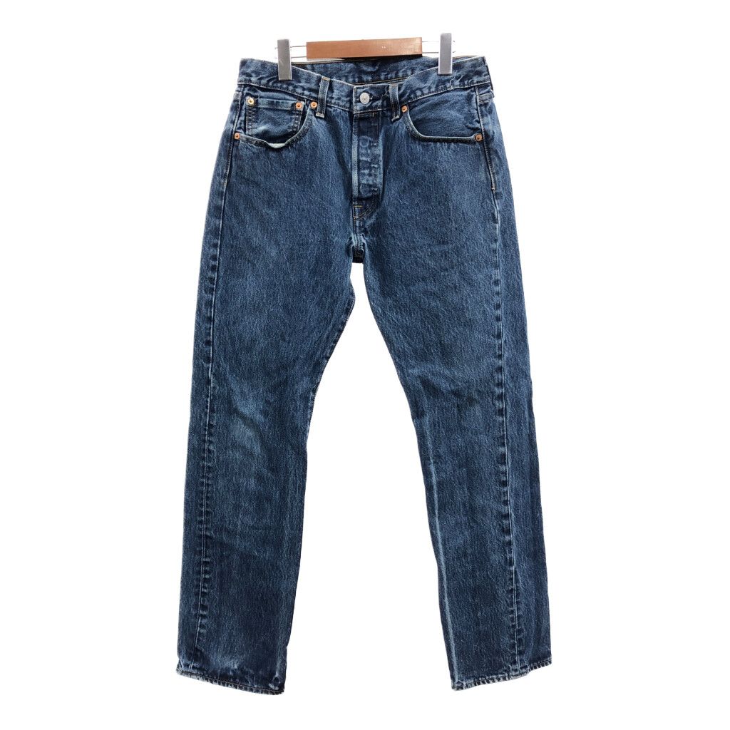 Levi's リーバイス 501 デニムパンツ アメカジ ブルー (メンズ Ｗ32 L32) 中古 古着 Q1997