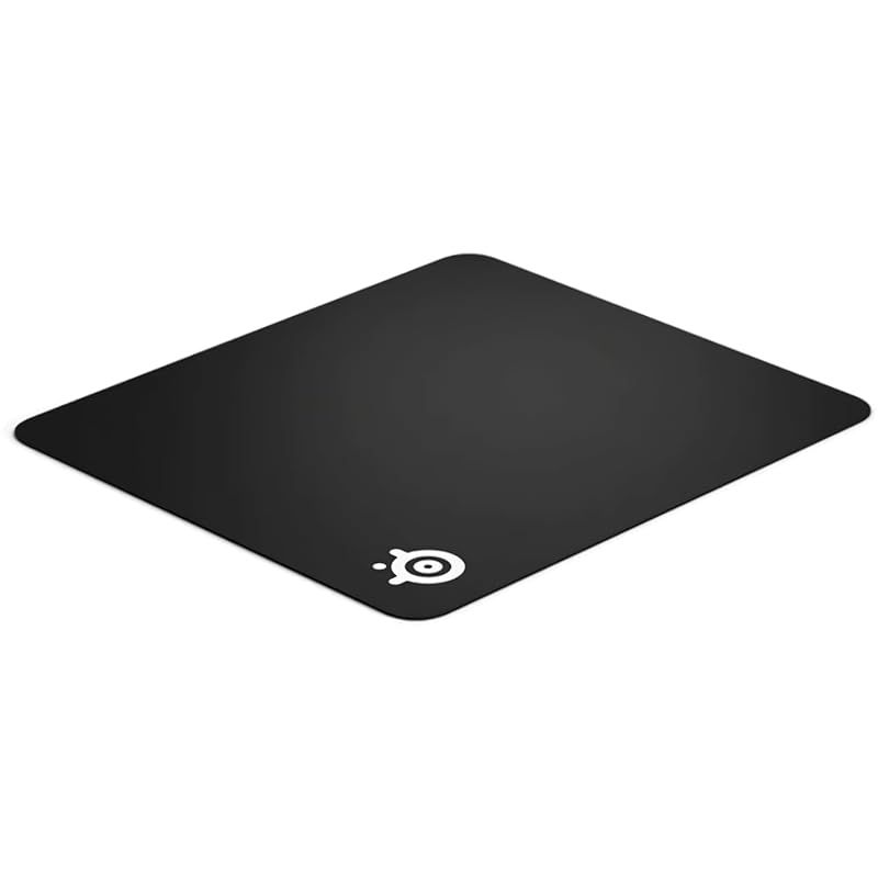 SteelSeries ゲーミングマウスパッド 大型 ノンスリップラバーベース ブラック 45cm×40cm×0.2cm QcK + 1