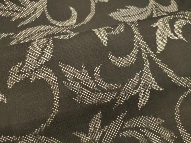 平和屋着物○本場大島紬 7マルキ 草葉文 正絹 逸品 DAAS2400tw - メルカリ