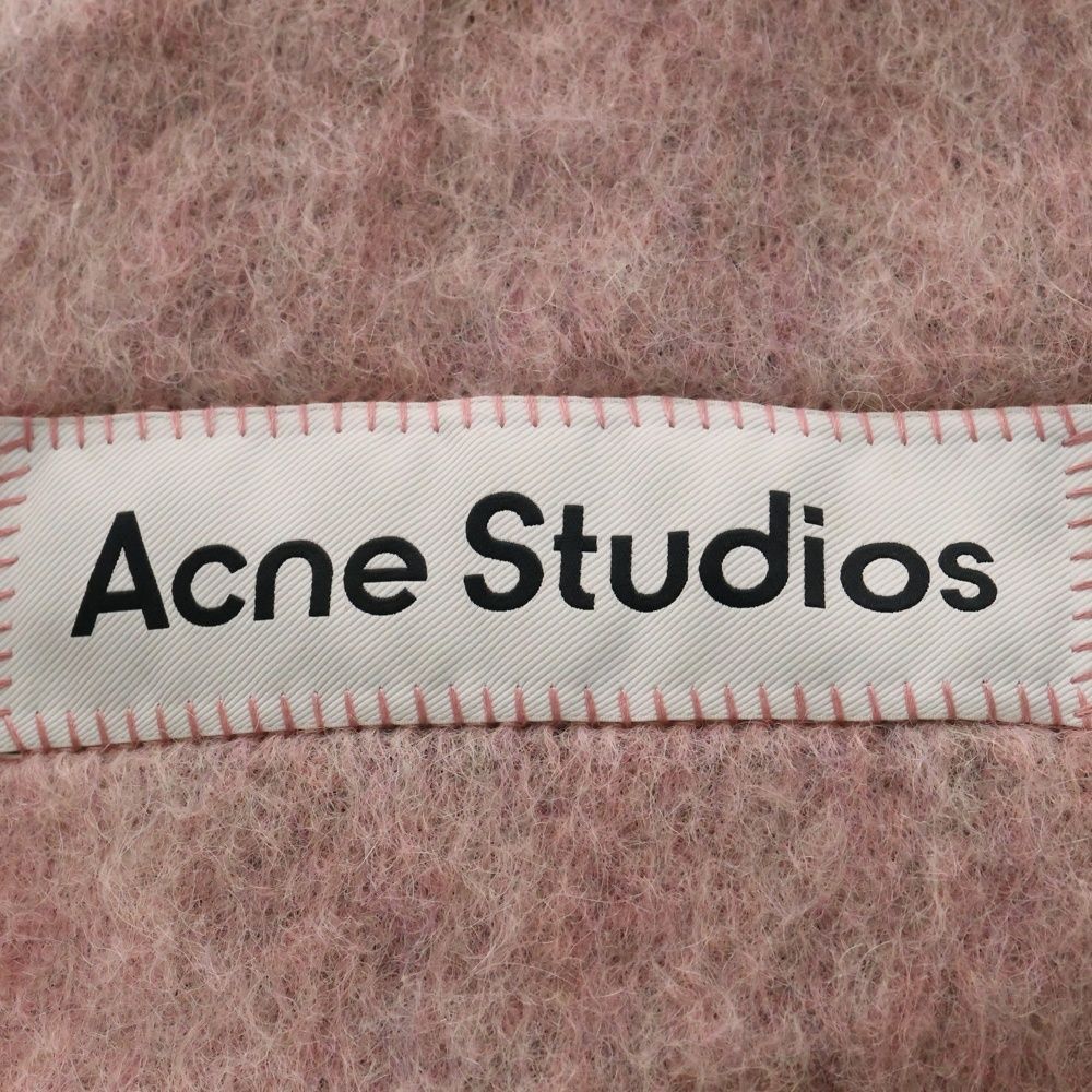 Acne Studios ウールモヘアスカーフ ナロー ダスティピンク Acne Studios - ウールモヘアスカーフ - ナロー - ダスティピンク