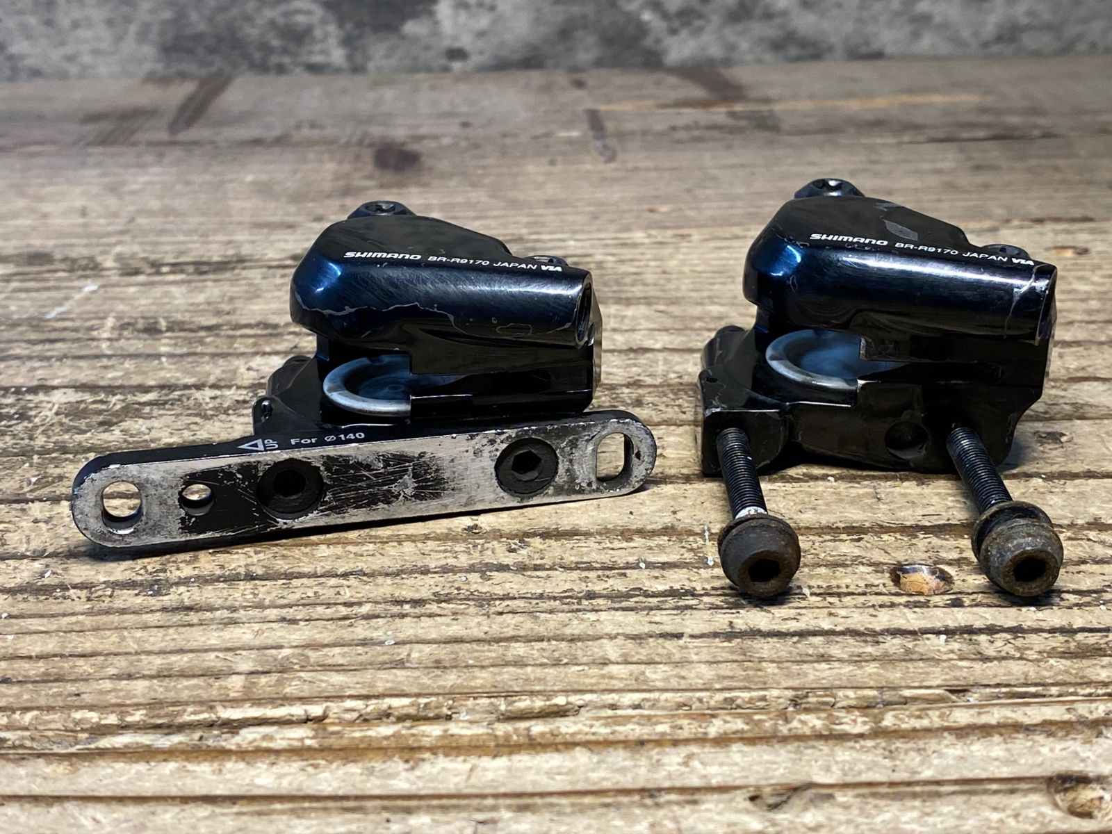 JD641 シマノ SHIMANO デュラエース DURA-ACE BR-R9170 ディスクブレーキ キャリパー 前後セット BILLOVLOGS_CO_UK