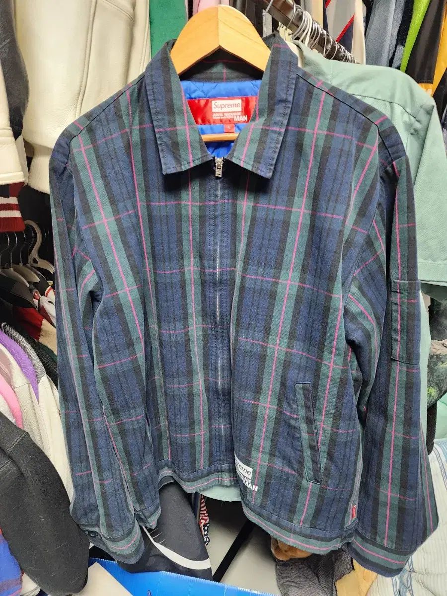 JUNYA WATANABE MAN × SUPREME ブルゾン チェック - メルカリ JUNYA