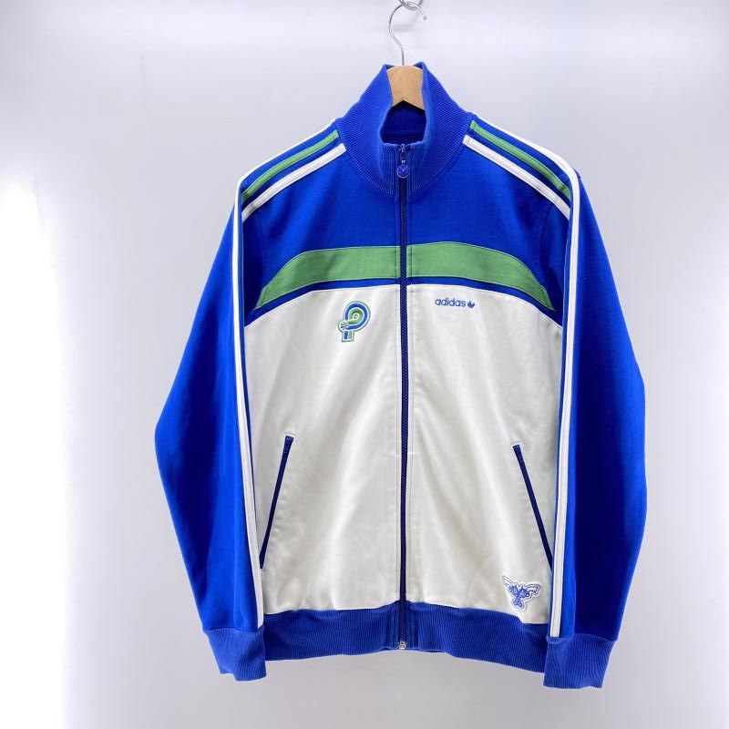 adidas 00s ピストル ピート”モデル トラックジャケット ブルー×ホワイト サイズM △汚れ アディダス 24
