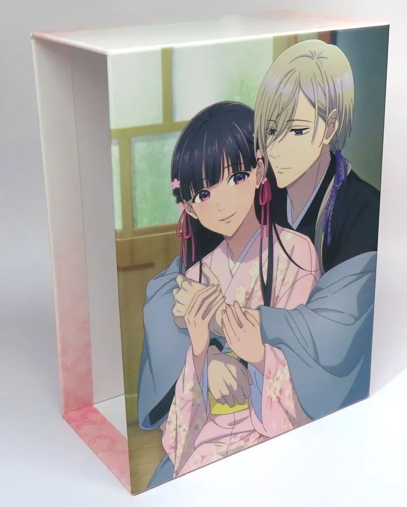 雑貨 単品 久堂清霞＆斎森美世 アニメ描き下ろしイラスト使用全巻収納ボックス Blu-ray DVD わたしの幸せな結婚 第二期 アニメイト全巻 特典