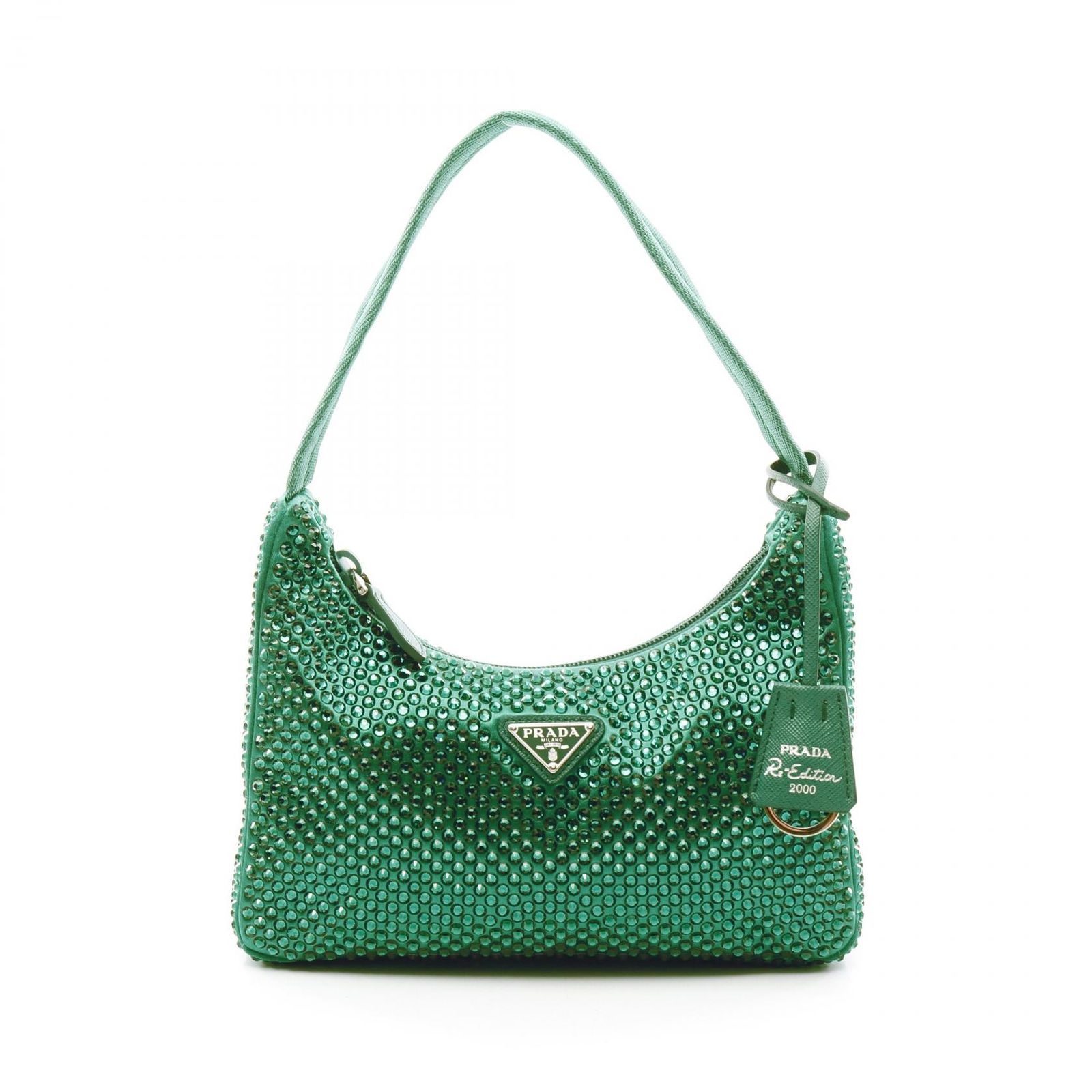 PRADA プラダ Re-Edition 2AWL CRYSTAL ハンドバッグ