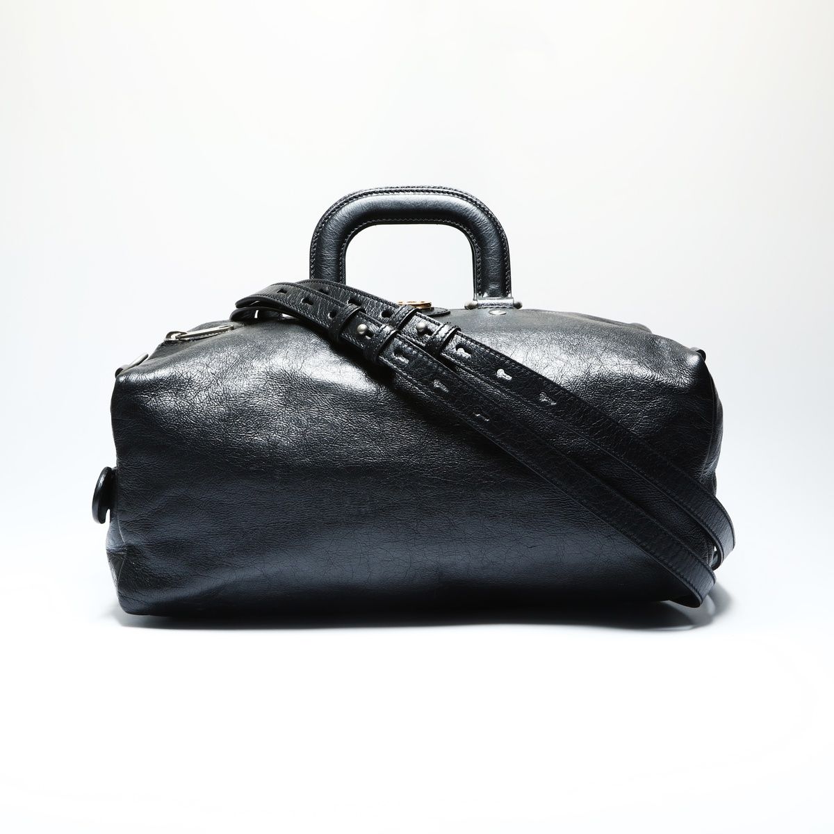 GUCCI グッチ ボストンバッグ インターロッキングG ボストンバッグ レザー 2way