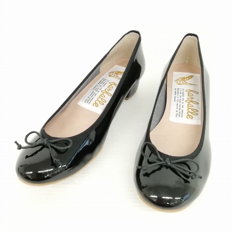 barballe ファルファーレ エナメル パンプス バレエシューズ