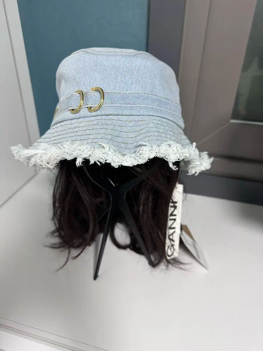 GANNI ガニー GANNI デニム バケットハット S