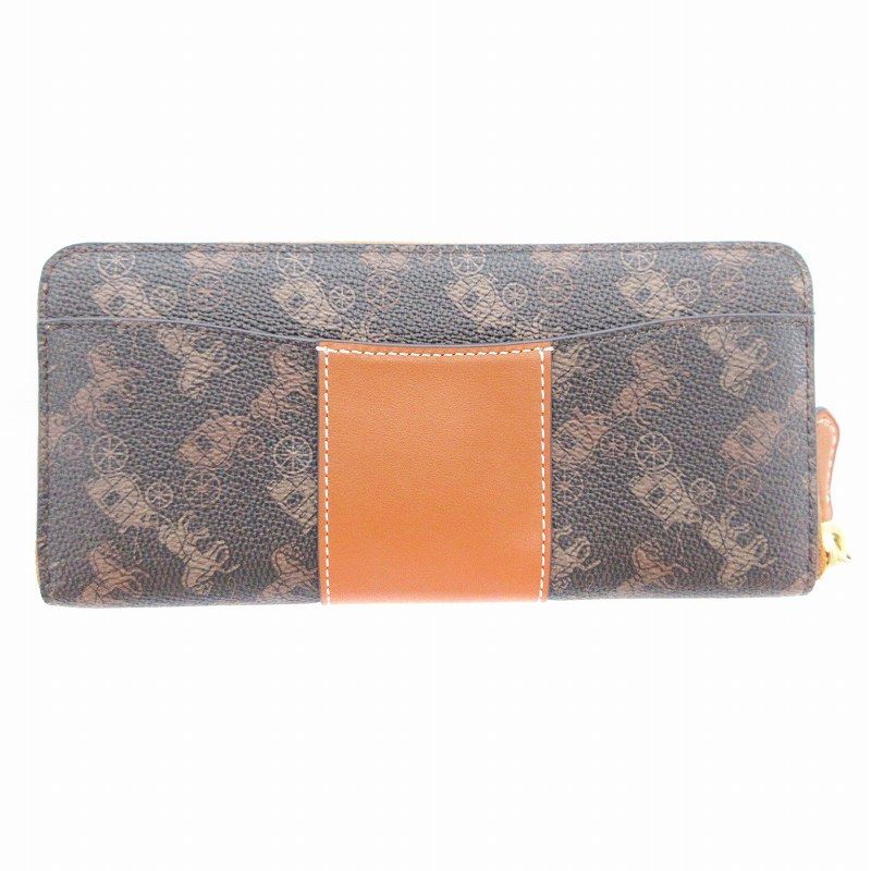 コーチ COACH 美品 エッセンシャルスリムアコーディオンジップ