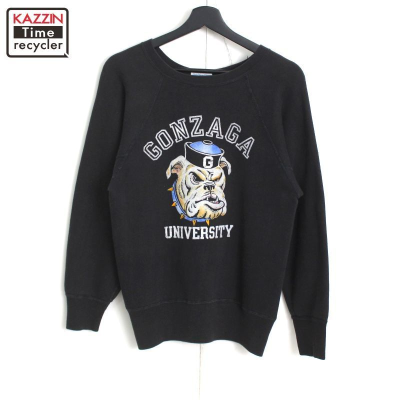 60s vintage ラグラン GONZAGA カラーフロッキー プリント