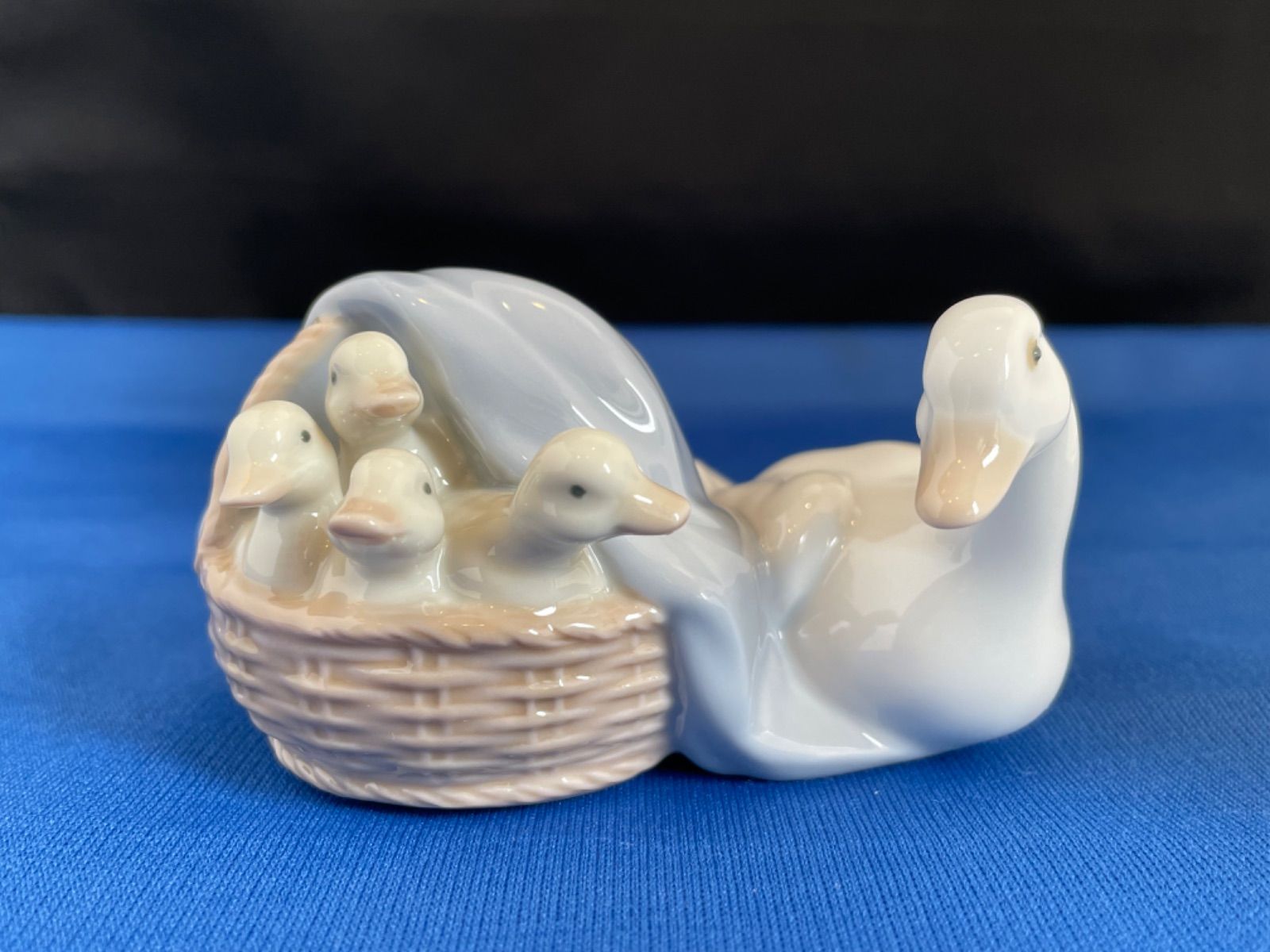 リヤドロ 青い人魚の陶器置物 リヤドロ 青い人魚の陶器置物