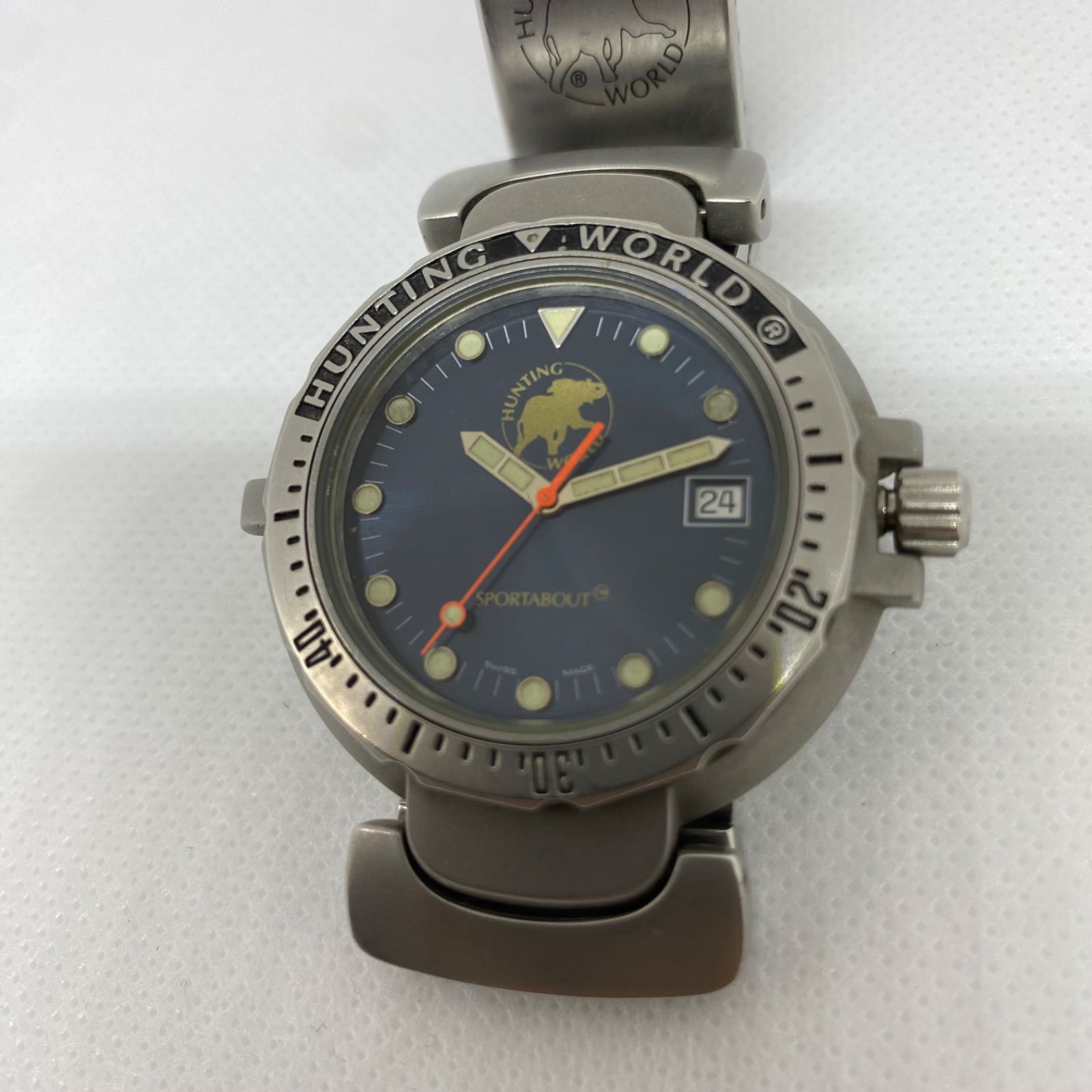 電池交換済み】ハンティングワールド スポーツアバウト HUNTING WORLD
