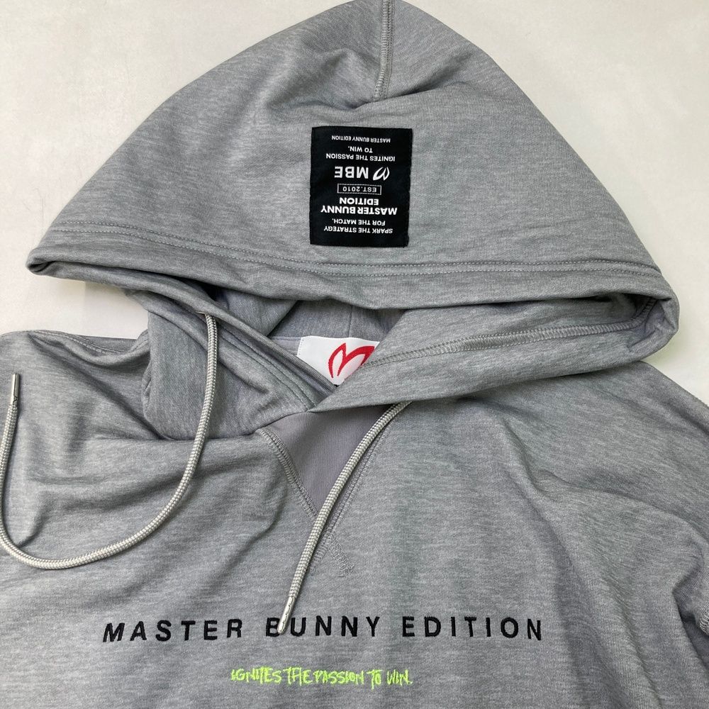 MASTER BUNNY EDITION ロゴプリント パーカー グレー サイズ：1 MASTER BUNNY EDITION マスターバニーエディション