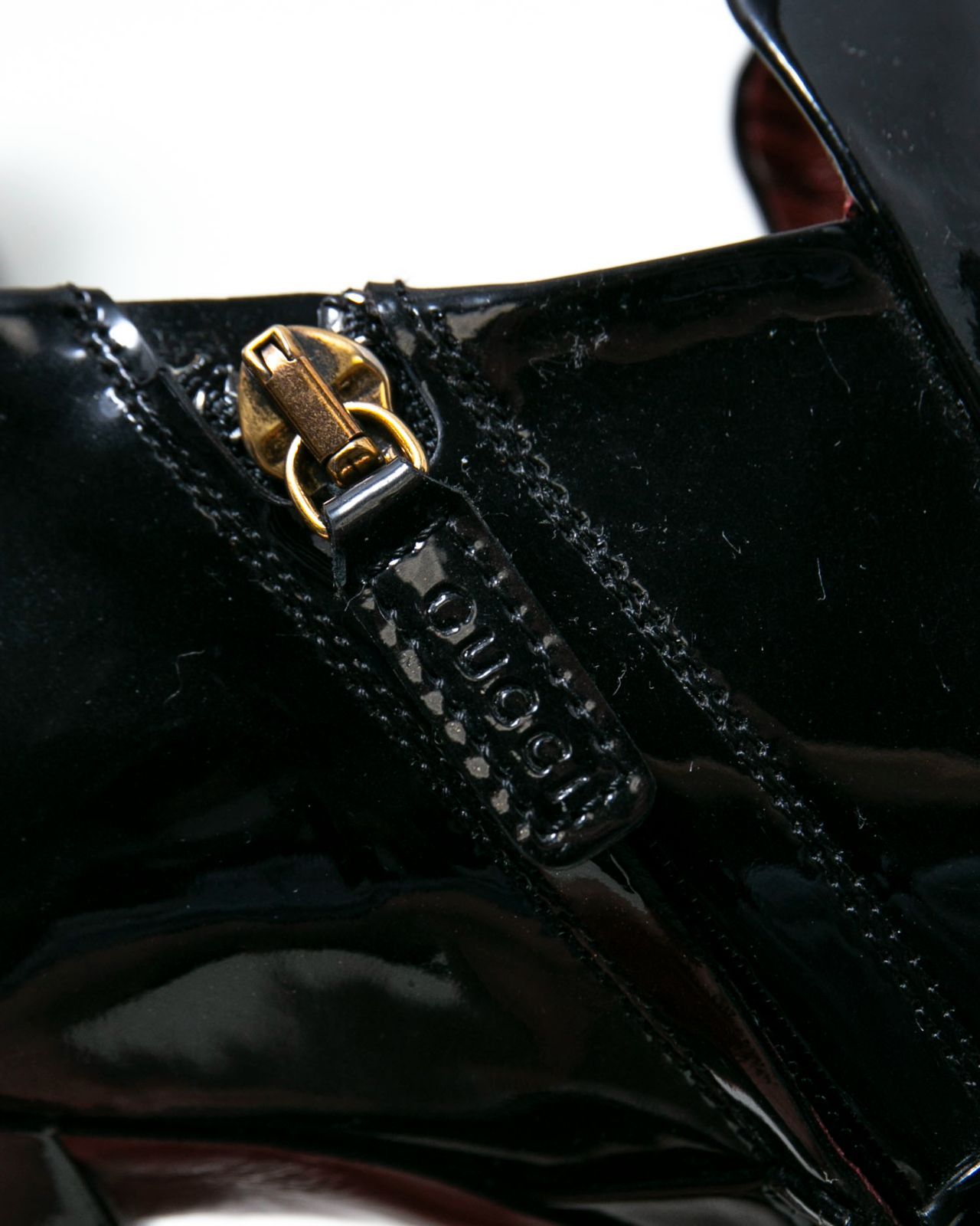 グッチ エナメルパンプス|ブーティ