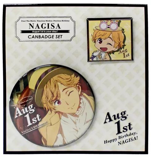 中古】バッジ・ピンズ(キャラクター) 葉月渚 Precious Birthday 缶 