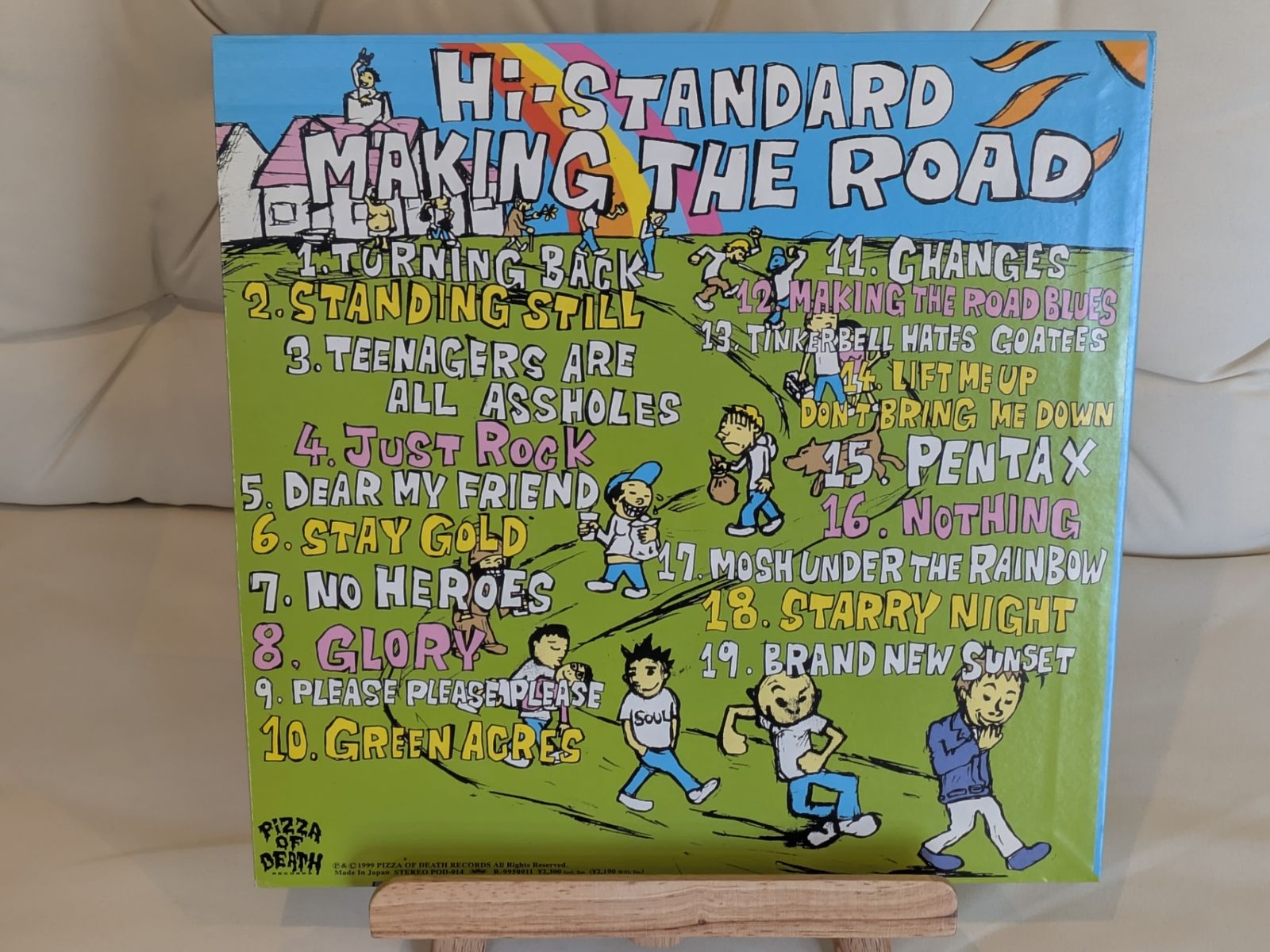 【美品•LP】Hi-STANDARD - MAKING THE ROAD 国内盤 原点にして頂点。Hi-STANDARD「MAKING THE ROAD」国内版・輸入版
