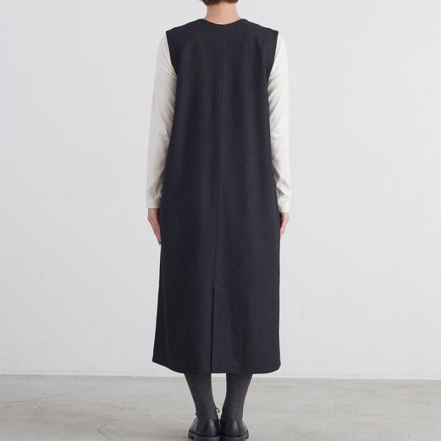 ワンピース ワンピドレス 膝下 ロング ロング丈 袖あり 半袖 Vネック