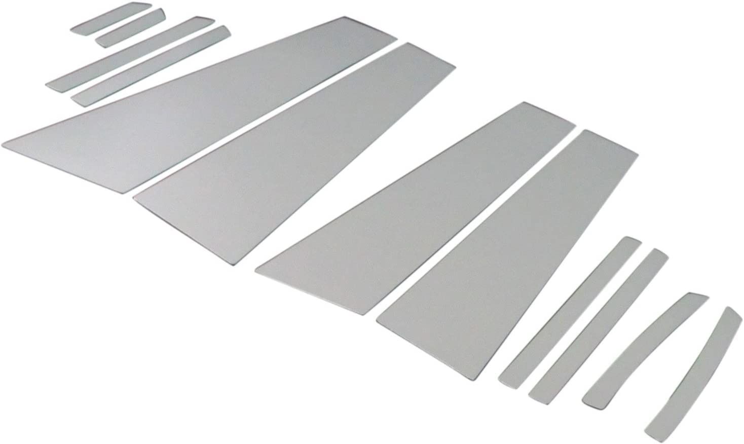 BRIGHTZ プリウス ZVW50 ZVW51 ZVW55 超鏡面ステンレスメッキピラーパネル Bタイプ バイザー無用 12PC 【 PIL－SIL－309 】 ZVW W50 W51 W55 50 51 55