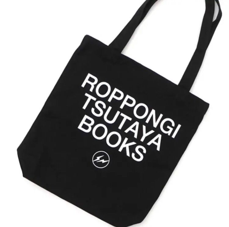 フラグメントデザイン TSUTAYA 蔦屋 トートバッグ キャンバス地 黒