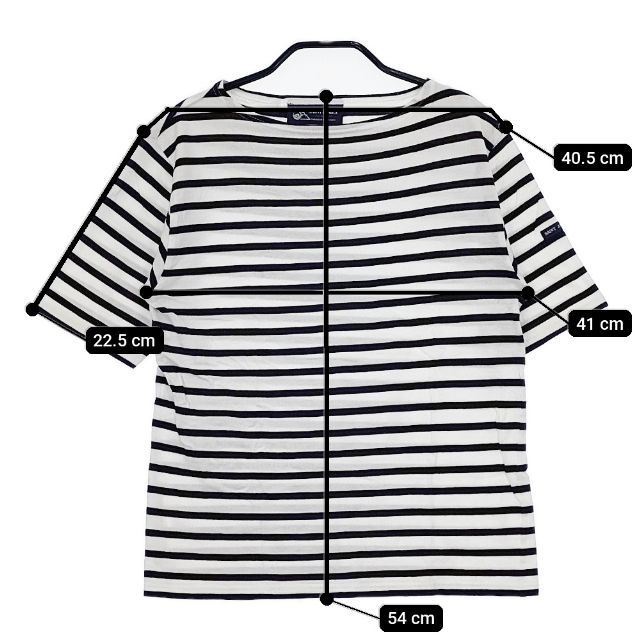 SAINT JAMES ピリアック ボーダー T1 半袖Tシャツ カットソー