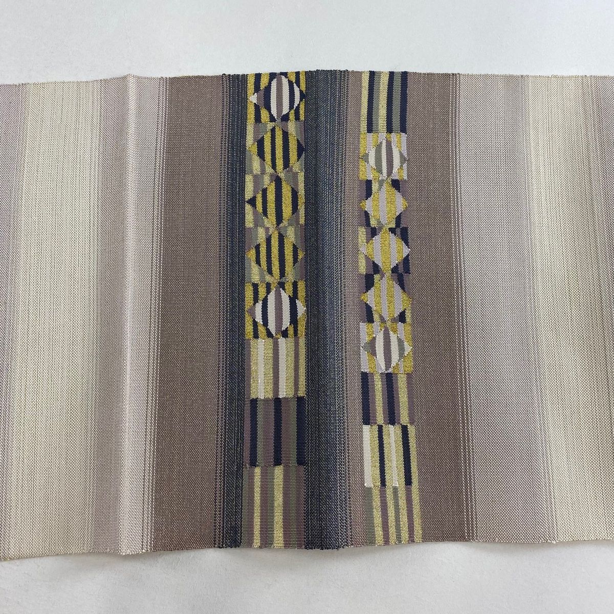 松葉仕立て 八寸名古屋帯