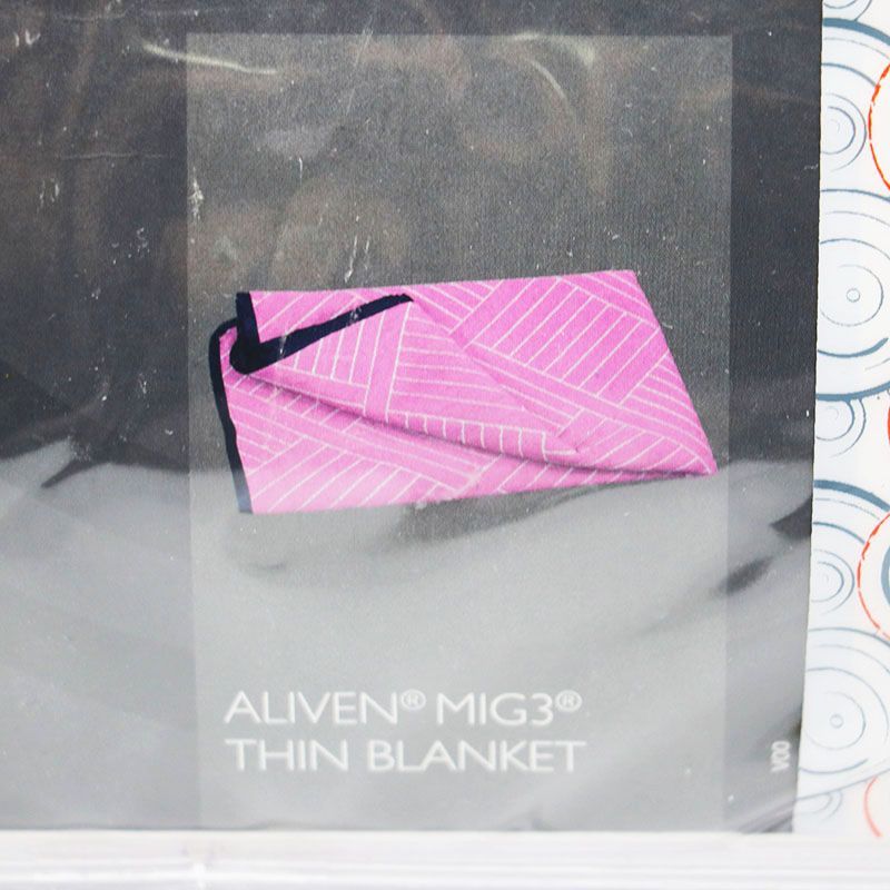 毎日セール価格を実現！ アライヴン ブランケット ローズ 大 ALIVEN mig3 ブランケット THIN 140×200 ROSE MR7-09-158