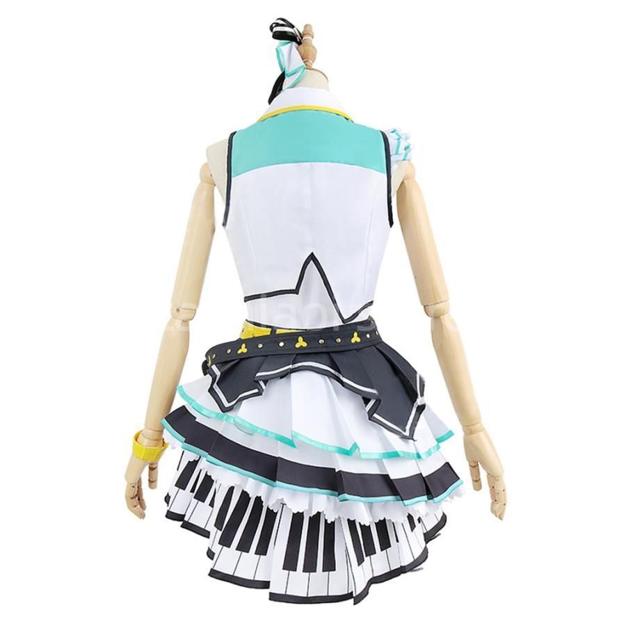 プロジェクトセカイ カラフルステージ feat.MORE MORE JUMP 日野森 雫 ひのもり しずく 風 コスプレ衣装 イベント 演出服 変装 二次会 CO