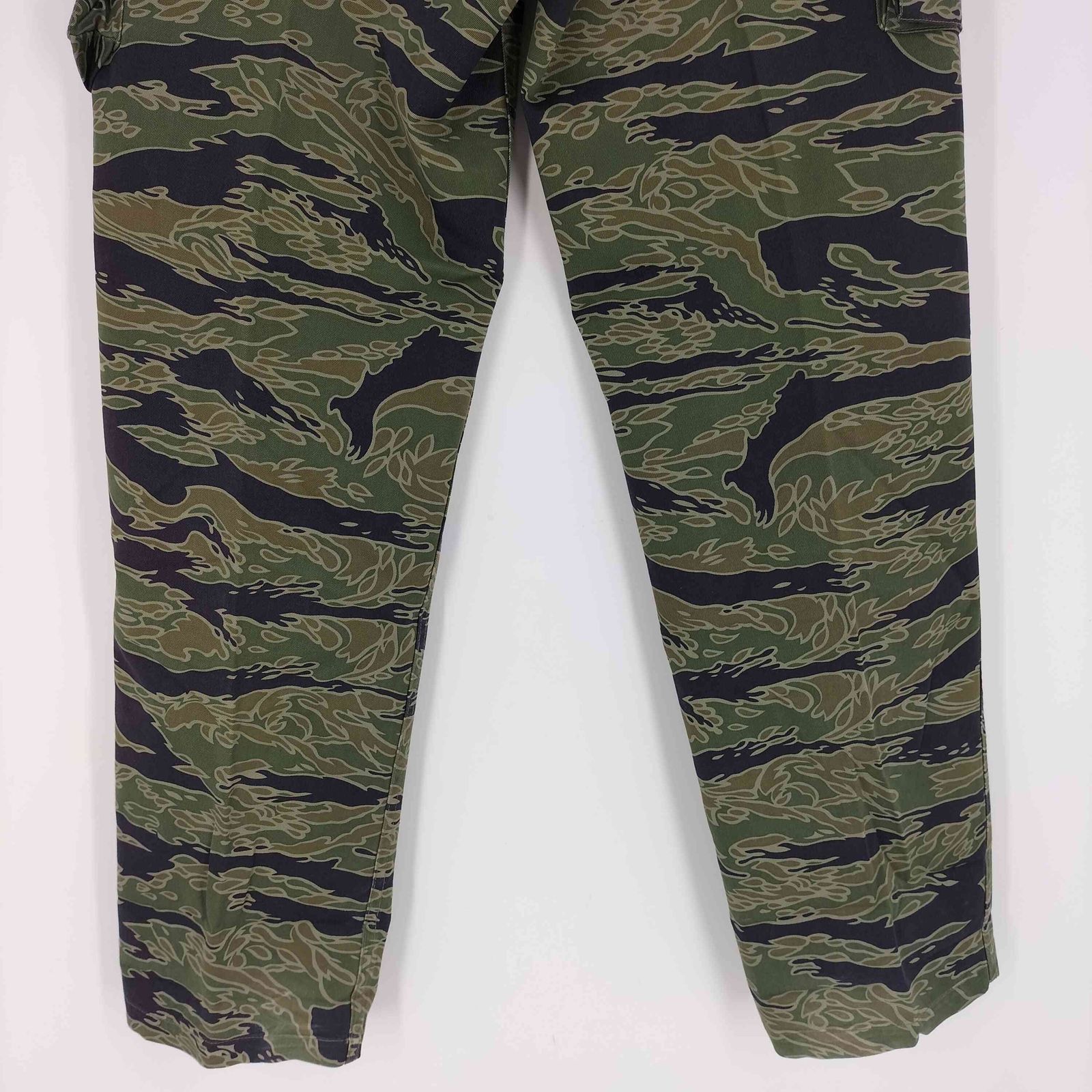 USED】古着 90s タイガーストライプ カモフラ カーゴパンツ