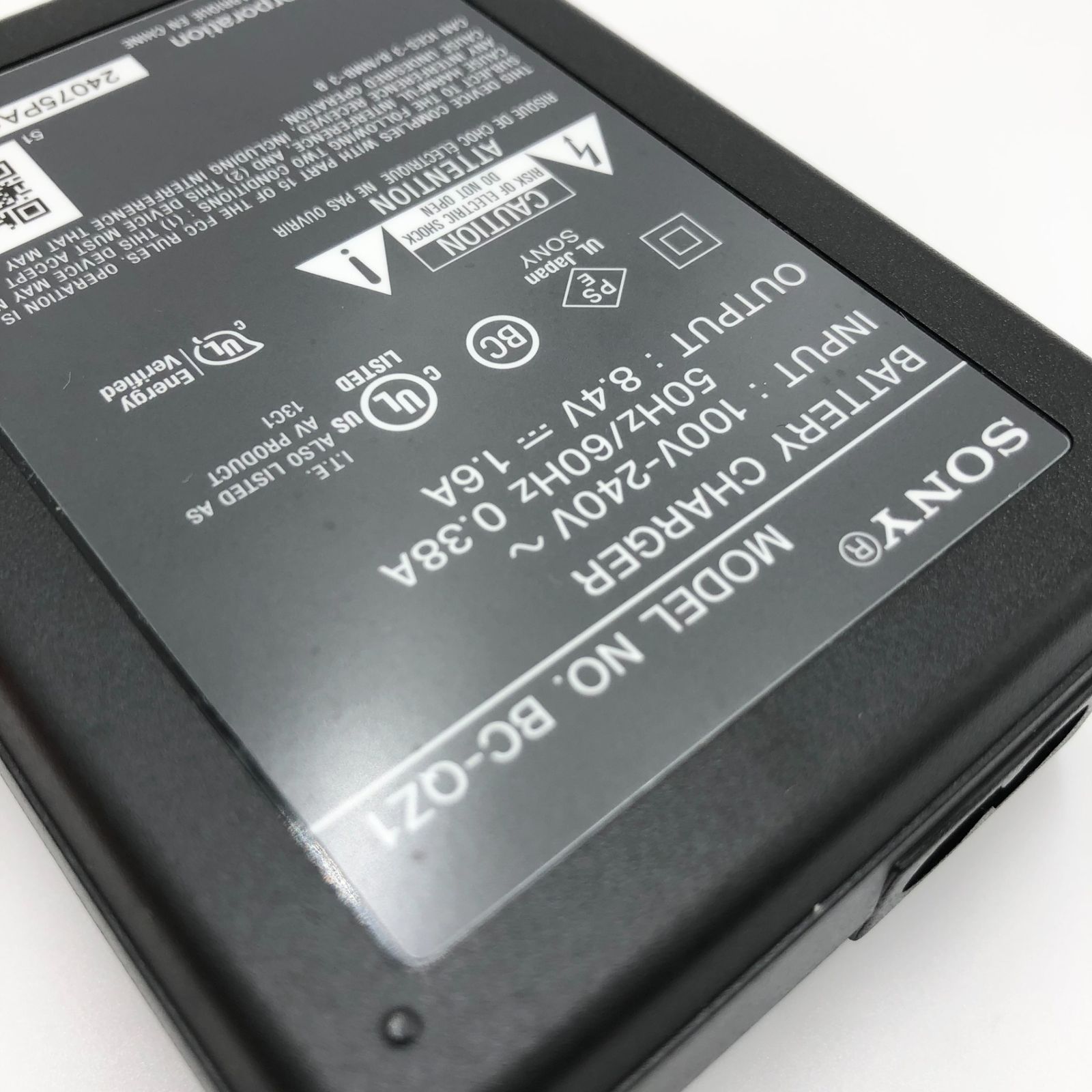 SONY BC-QZ1 ソニー バッテリーチャージャー 2個セット 現状販売品 24H ヱ3