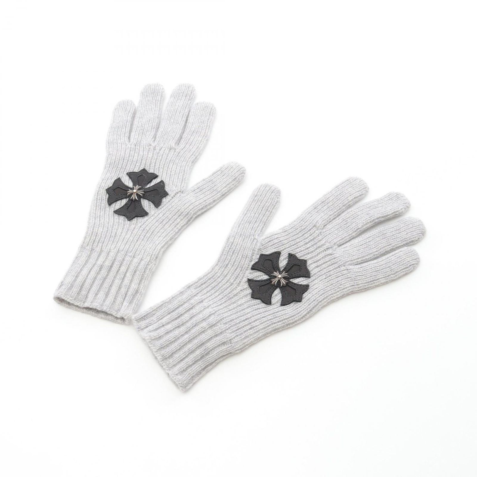 クロムハーツ CHROME HEARTS 手袋 CHプラスパッチ グレー その他