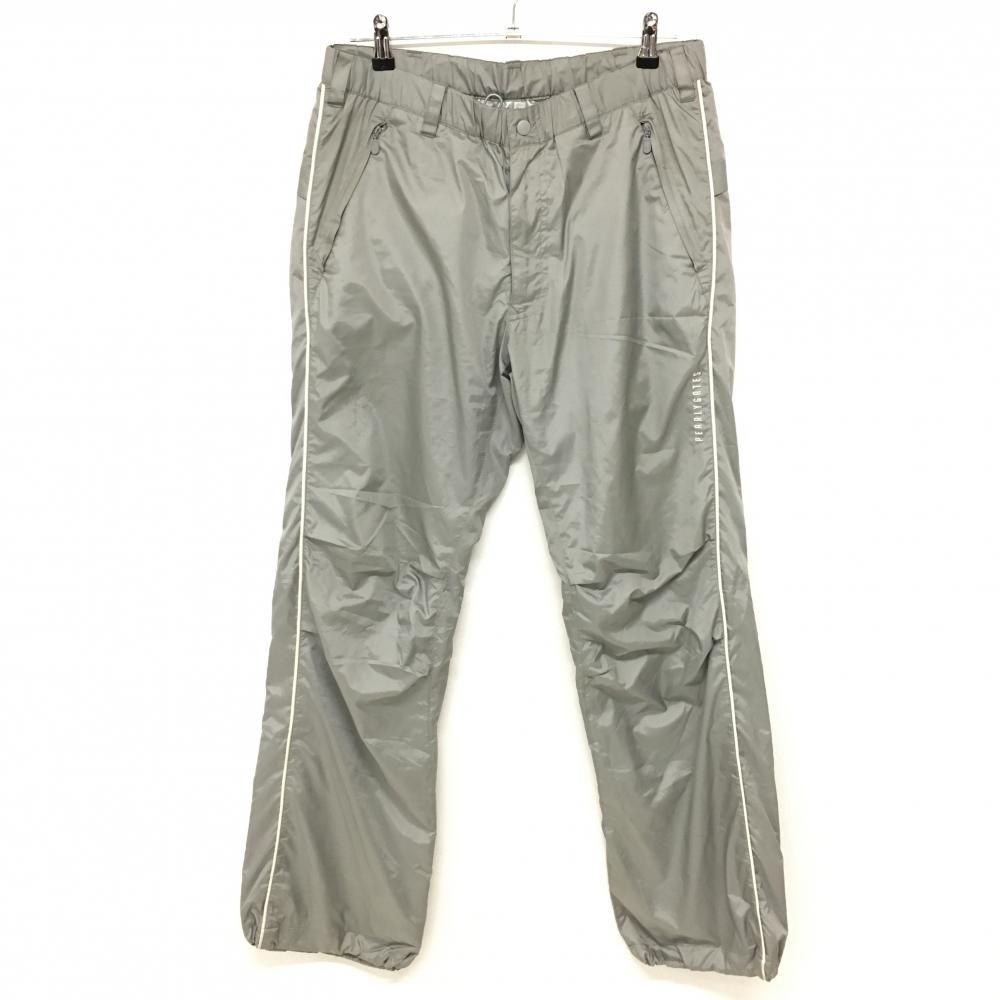 パーリーゲイツ パンツ ライトグレー 蓄熱裏地 裾ドローコード メンズ