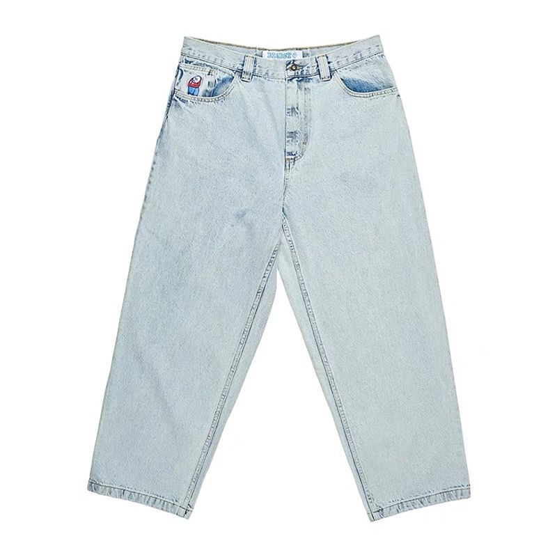 新品】POLAR SKATE CO BIGBOY JEANS LIGHT BLUE ポーラースケート ビッグボーイ デニムジーンズ ライトブルー -  メルカリ