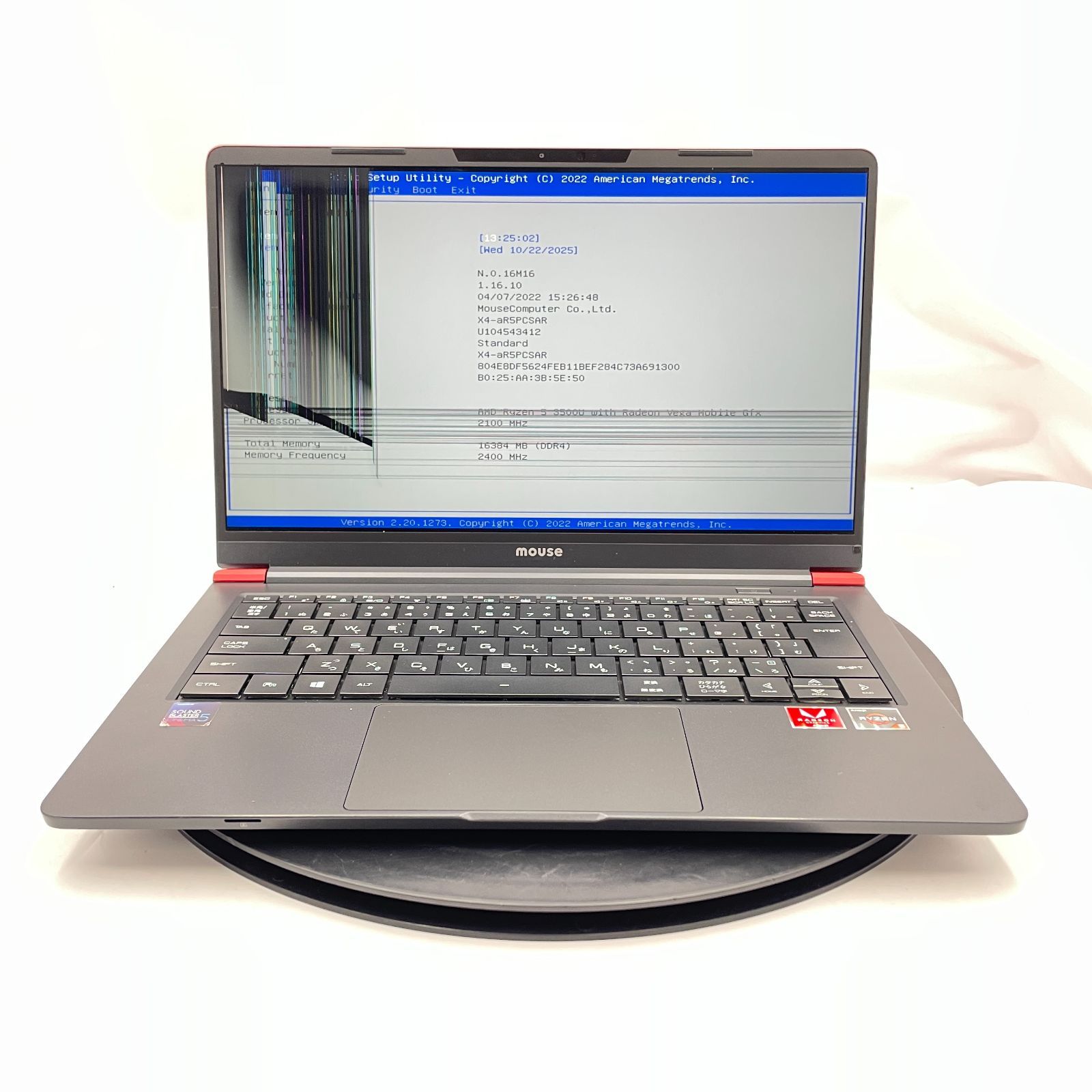 ☆キー反応不良あり/ジャンク☆マウスコンピューター mouse-X4-R5