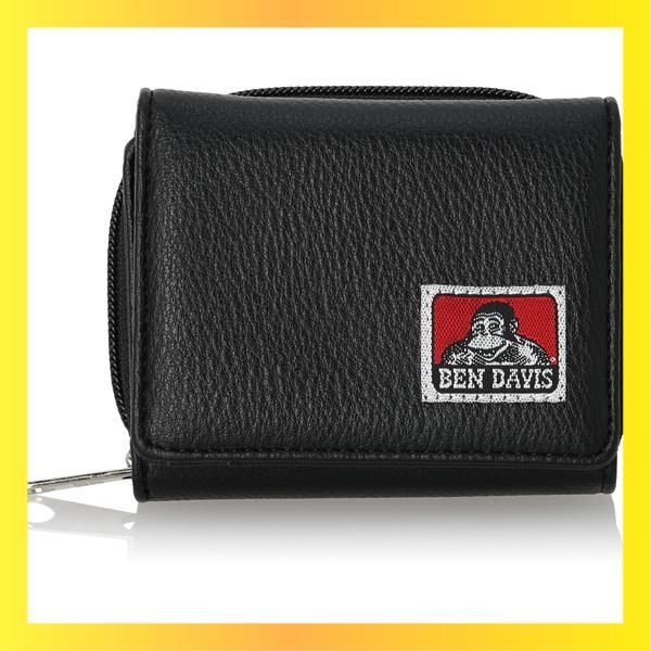 Sブラック [ベンデイビス] 三つ折り財布 3つ折りWALLET Sブラック