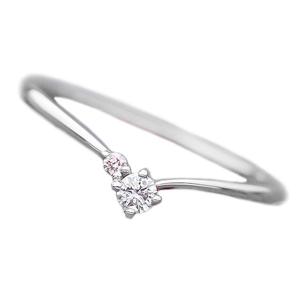 ダイヤモンド リング ダイヤ0.05ct ピンクダイヤ0.01ct 合計0.06 ダイヤモンド リング ダイヤ0.05ct ピンクダイヤ0.01ct 合計0.06