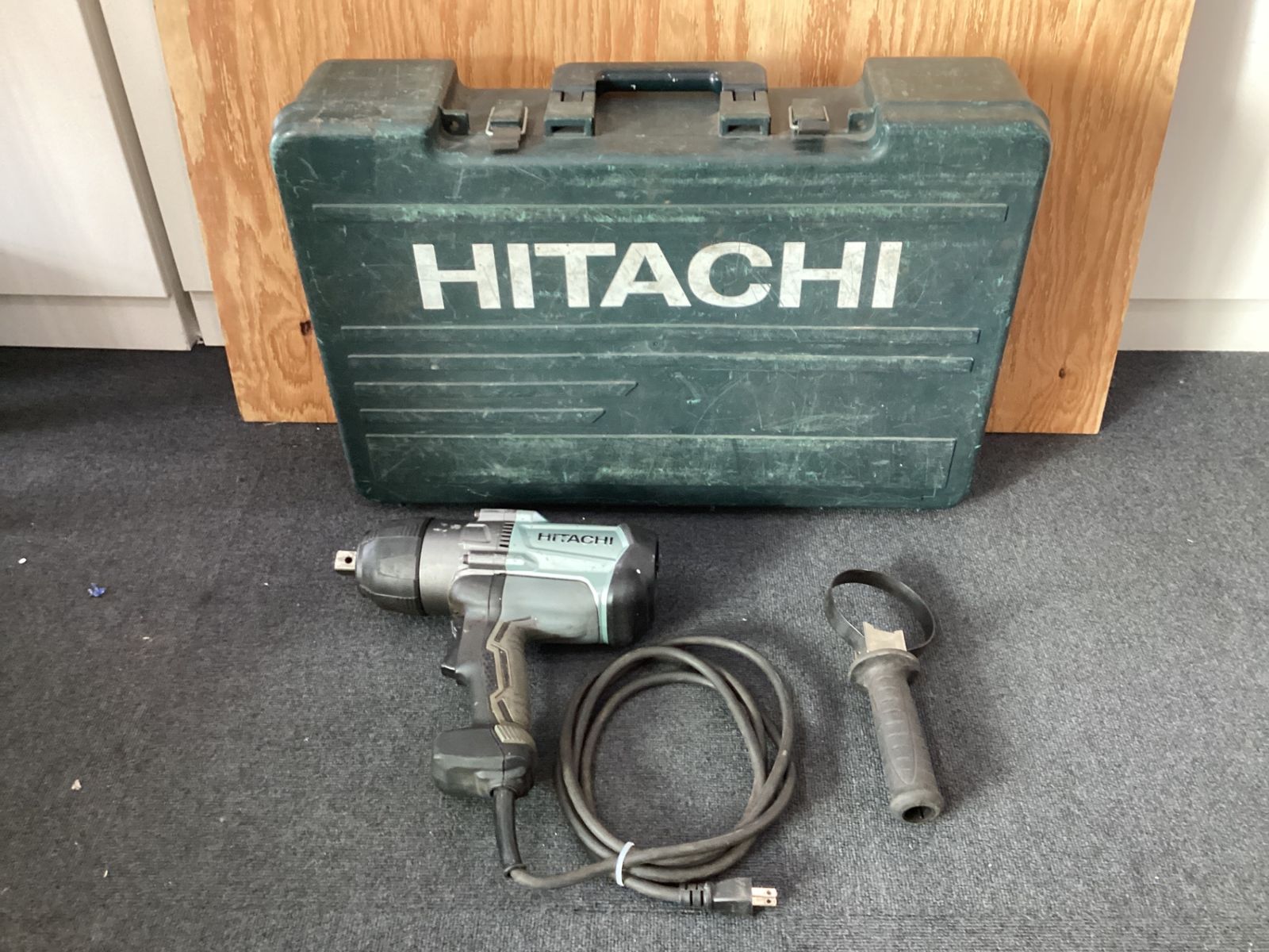HITACHI WR22SE インパクトレンチ ※現状品 ケース有 付属品有(キ-200 