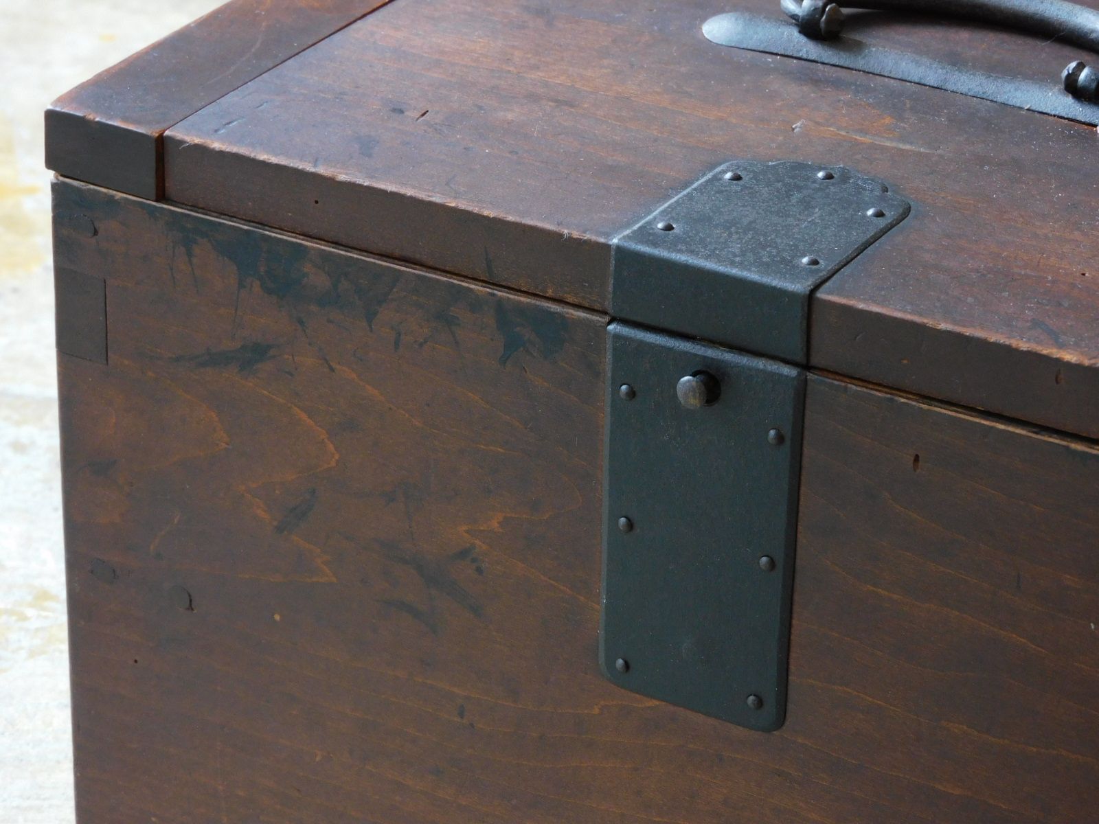 桑製 懸硯 HK-a-05603 古民芸 小箪笥 引出し 掛硯 硯箱 懸硯 民藝 無垢材 NEXPOTALLINN_EU