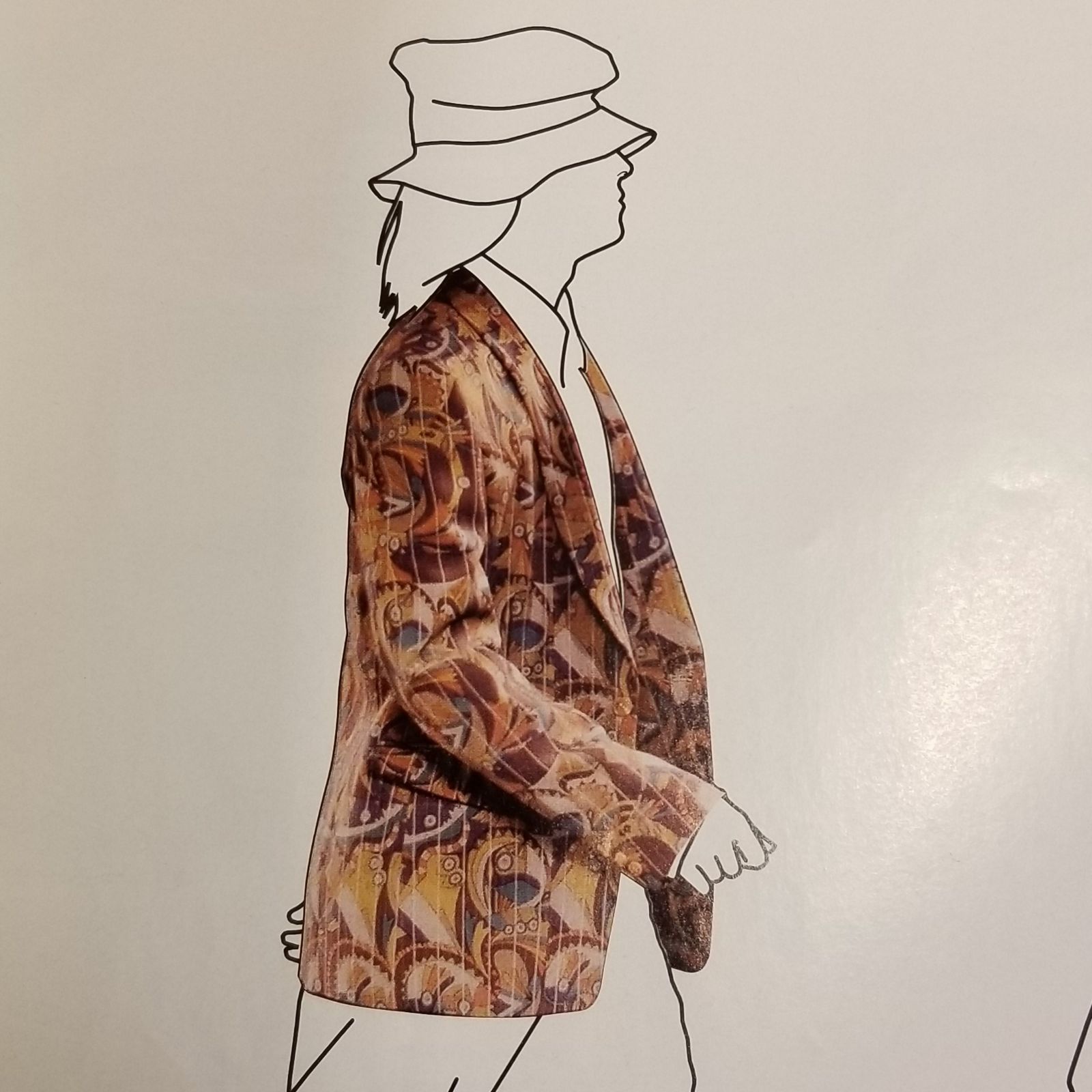 COMME des GARCONS HOMME PLUS 01aw サイケプリント