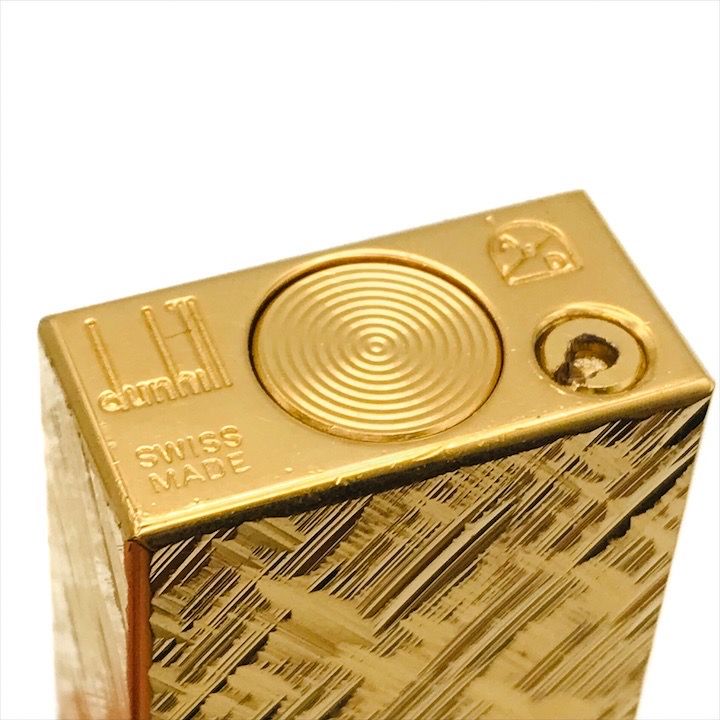 美品！　ダンヒル　クロスカット　ガスライター　Dunhill Dunhill】ダンヒル ガスライター ライター シルバー Gas lighter
