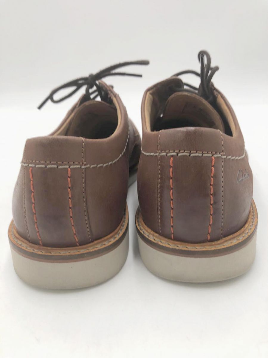 美品 Clarks クラークス アティカスレース ドレス シューズ size26.0/茶 ■■◎メンズ