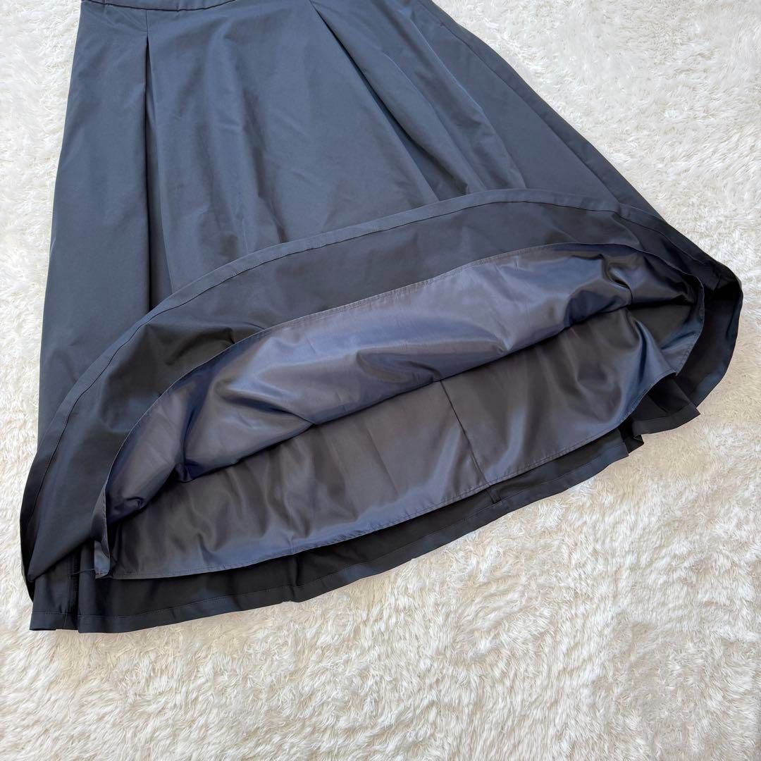 SOEJU ソージュ リモンタタックスカート L ネイビー ロング 撥水