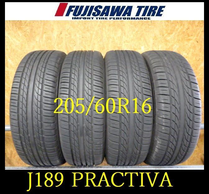 J189 約8.5部山 ◆PRACTIVA◆205 60R16◆4本 25133279