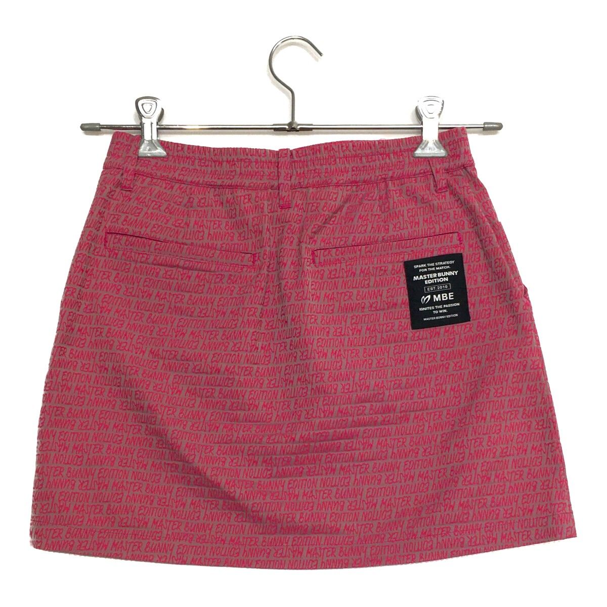 レディース マスターバニーエディション MASTER BUNNY EDITION スカート 0 S ピンク系 ロゴ総柄