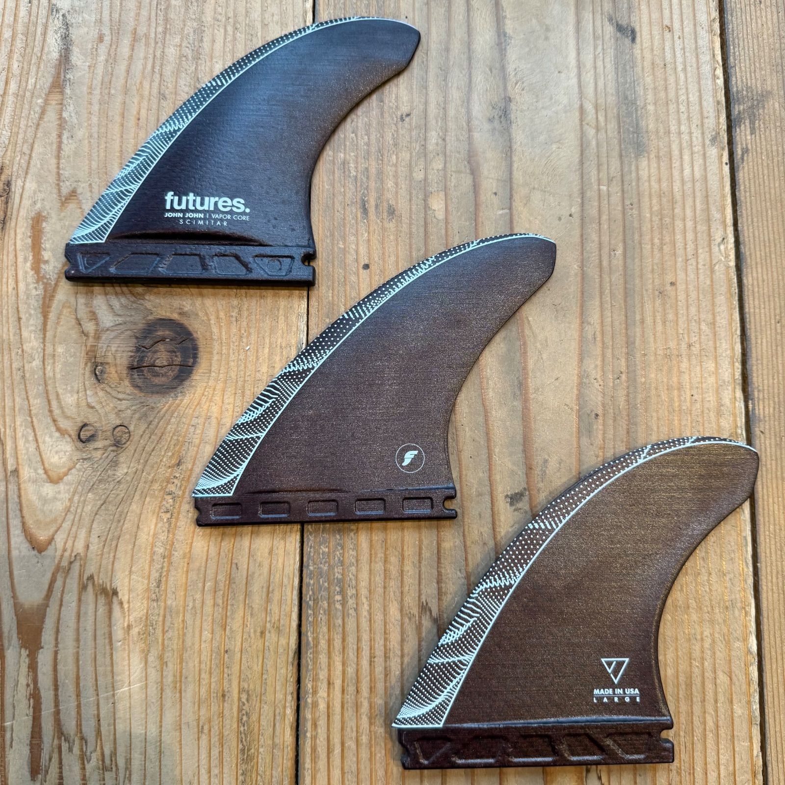 極美中古 FUTURES フューチャー フィン JOHN JOHN FLORENCE ジョン