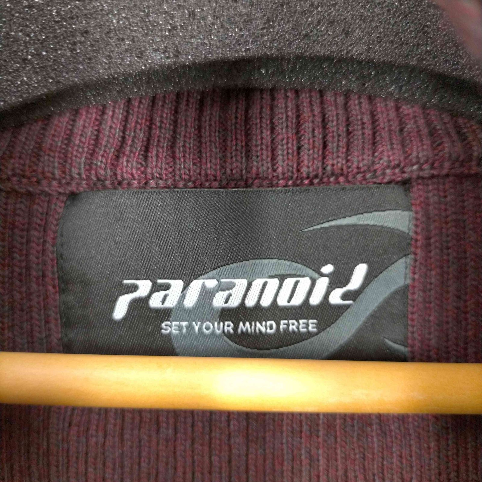 PARANOID(パラノイド) 23SS CORREDOR Zip Knit サムホール レディース FR 中古 古着 1243 パラノイド PARANOID 23SS CORREDOR Zip Knit サムホール