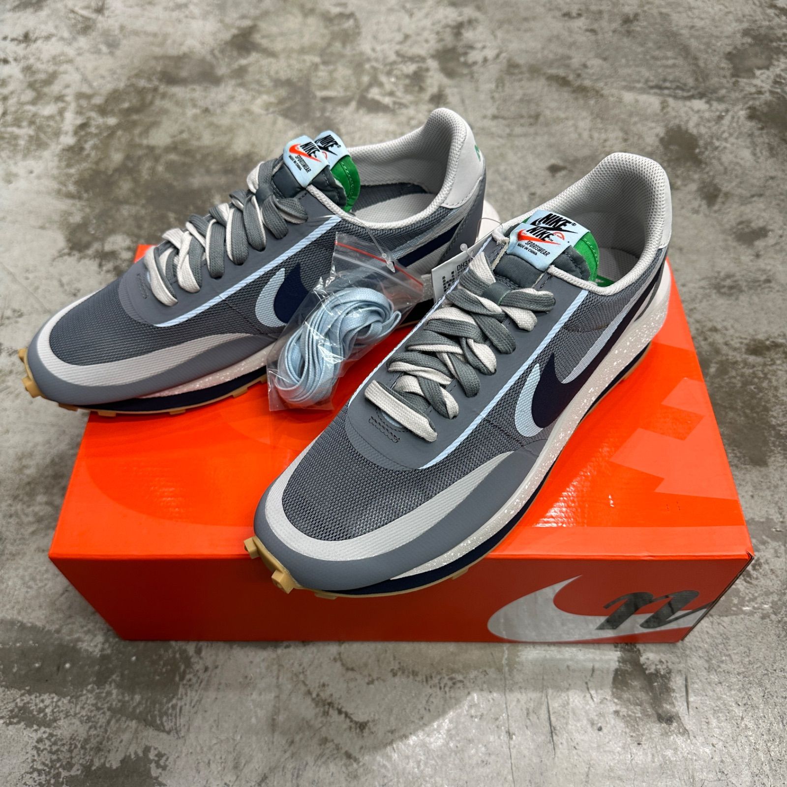 未使用品 CLOT × Sacai × Nike LD Waffle 