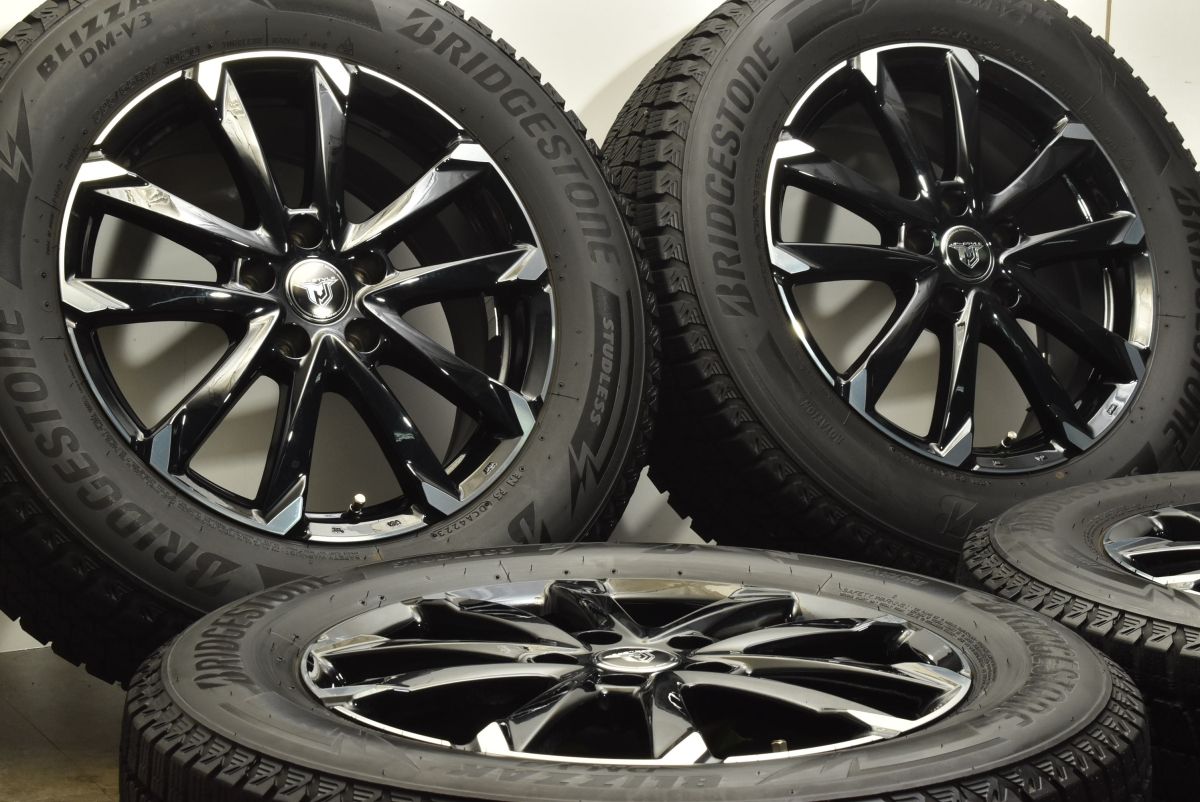 JP-STYLE 17in 7J 48 PCD114.3 ブリヂストン ブリザック DM-V3 225 65R17 エクストレイル CX-5 CX-8 レガシィアウトバック