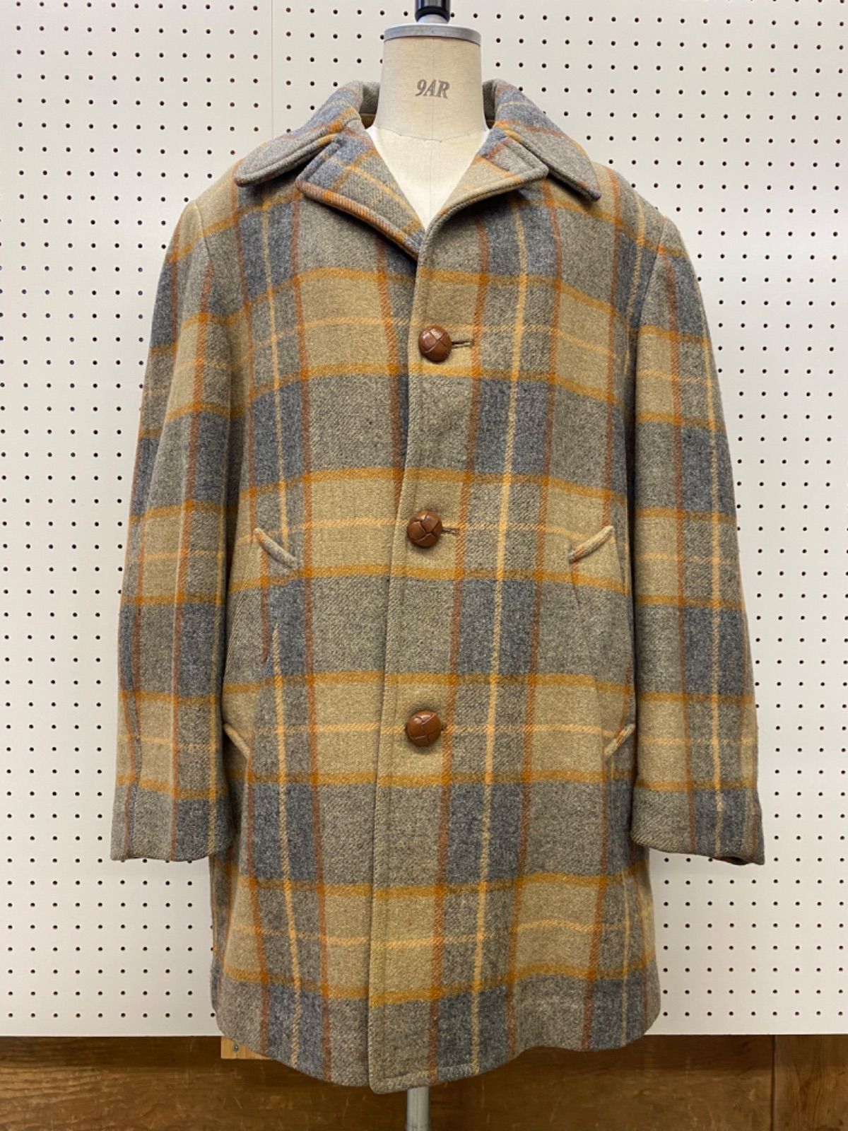 1980s PENDLETON チェック ウールコート ウールジャケット - メルカリ