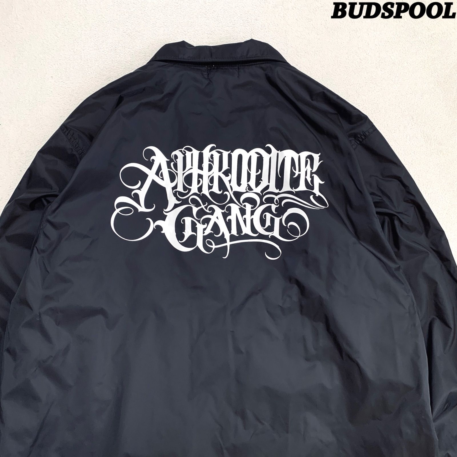 BUDSPOOL バッズプール LOGO COACH JACKET BUDSPOOL LOGO COACH JACKET コーチジャケット ナイロンジャケット 舐