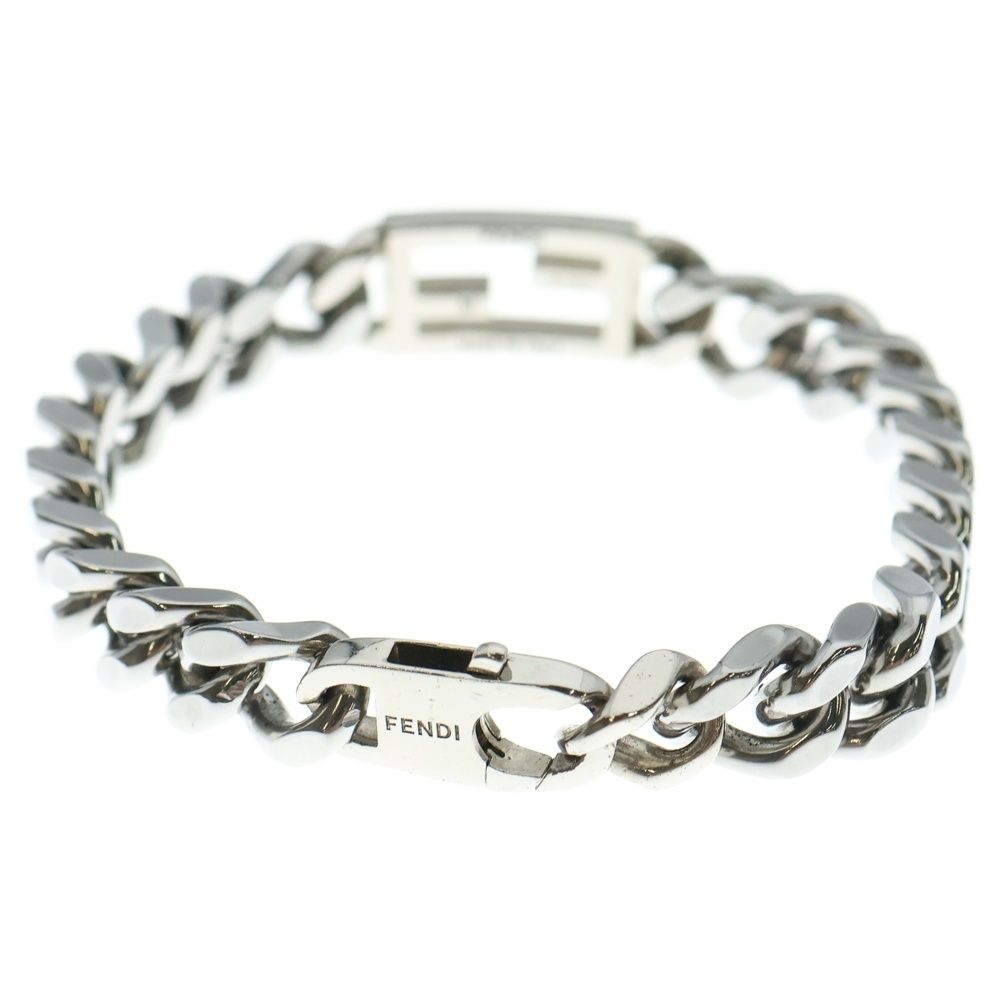 FENDI (フェンディ) バゲット FFロゴチェーンブレスレット